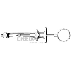 Syringe manual aspirating