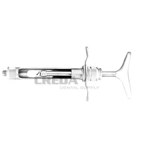 Syringe manual aspirating