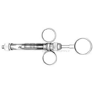 Syringe manual aspirating