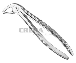 Extracting forceps, engl.