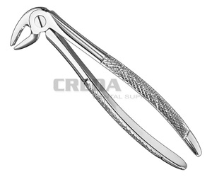 Extracting forceps, engl.