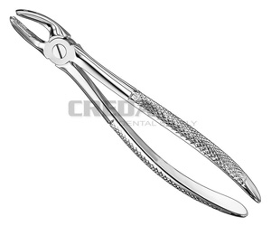 Extracting forceps, engl.