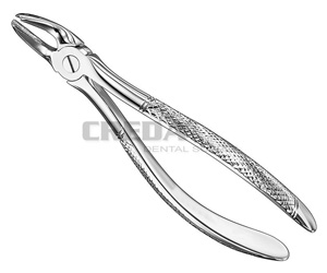 Extracting forceps, engl.