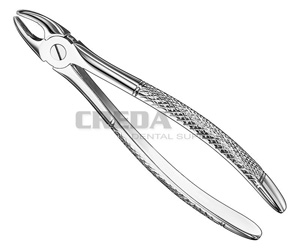 Extracting forceps, engl.