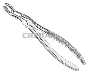 Extracting forceps, engl.