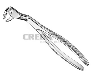 Extracting forceps, engl.