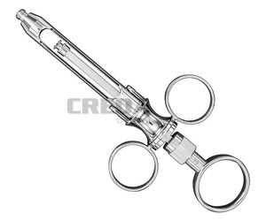 Cartridge syringe, 3-ring handle