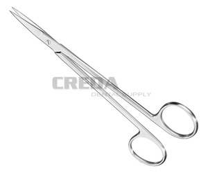 KELLY, suture-/gum scissors