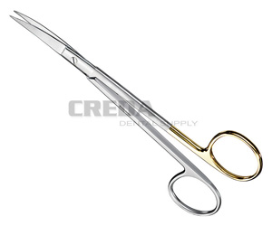 KELLY, suture-/gum scissors